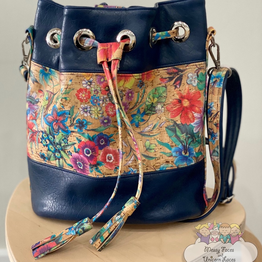 Handmade Sallie Tomato Magnolia purse